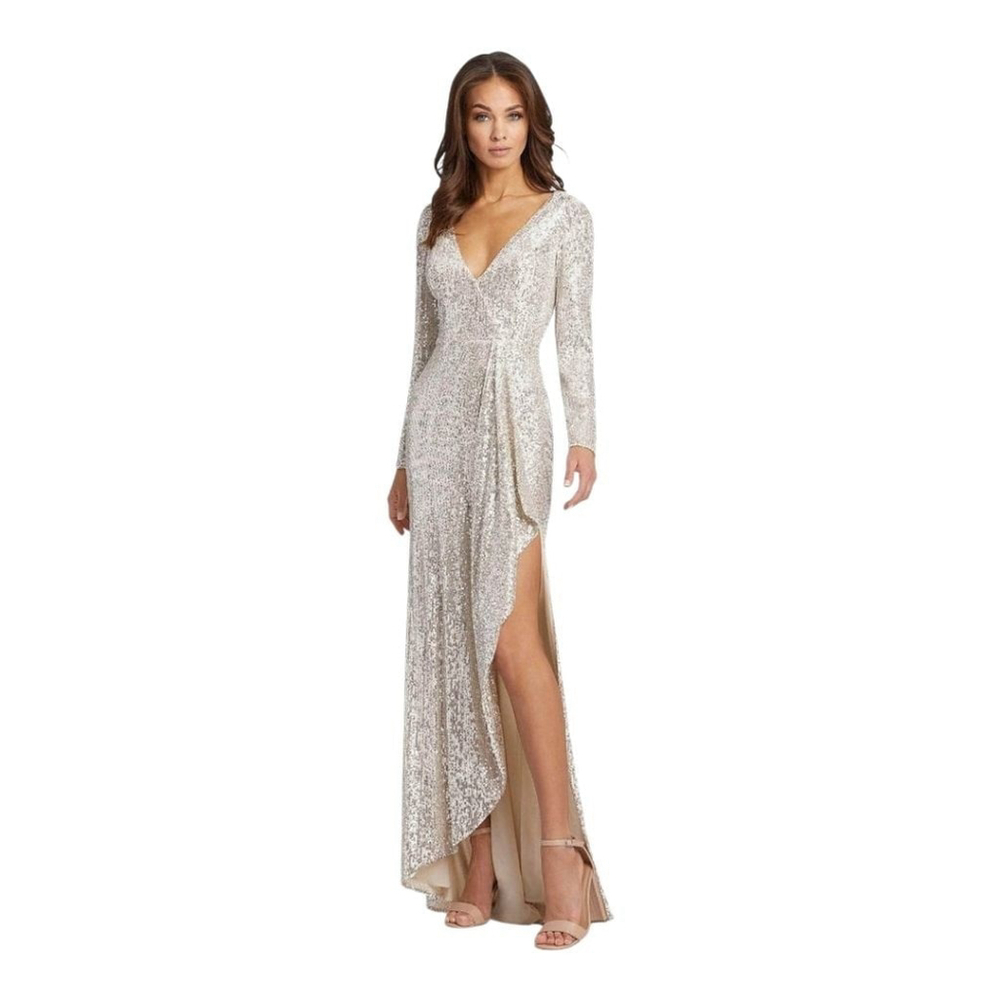 Mac Duggal Gown Size 6 White